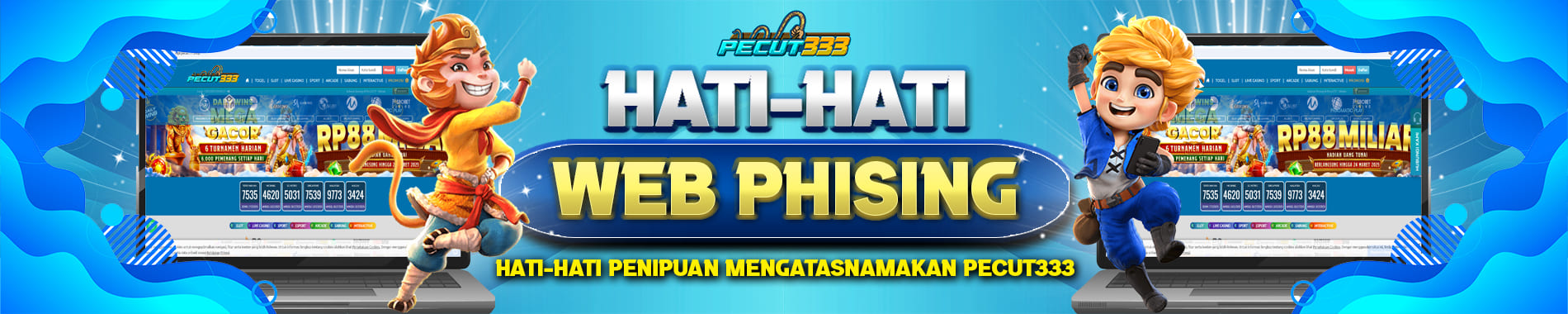 Hati Hati web phising yang mengatasnamakan PECUT333